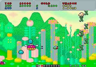 Fantasy Zone (317-5000) Screenshot 1